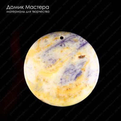 K-Kul-000799 - аметист, подвеска, натуральный камень, Бразилия, 40х6мм