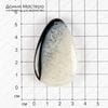 K-Kul-000812 - агат с кварцевой друзой, натуральный камень, подвеска, Африка, 55х35х9мм