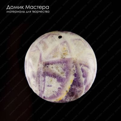 K-Kul-000813 - аметист, подвеска, натуральный камень, Бразилия, 40х7мм