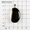 K-Kul-000857 - агат, с кварцевой друзой, подвеска, натуральный камень, 34х25х8мм, двояковыпуклая, двусторонняя
