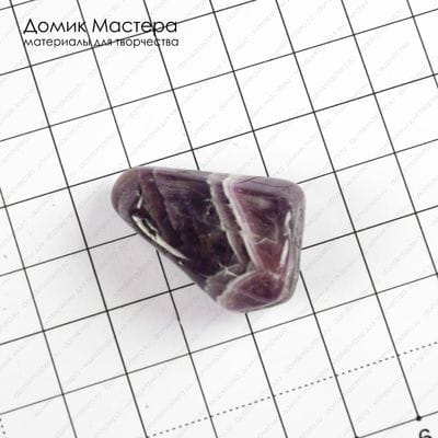 K-Kul-000867 - аметист, подвеска, натуральный камень, Бразилия, 32х22х13мм