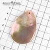 K-Kul-000880 - агат, включения, подвеска, натуральный камень, тонирован, 55х36х6мм