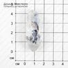 K-Kul-000924 - кварц, подвеска, кристалл, титановое напыление, натуральный камень, 43х18х11мм