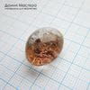 K-Kul-000980 - кварц аквариумный, двояковыпуклая подвеска, натуральный камень с включениями, 18х14х11мм
