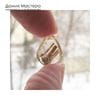 K-Kul-000985 - кварц рутиловый, натуральный камень, подвеска, с золотым рутилом, Бразилия, 16х12х6мм 