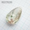 K-Kul-000993 - кварц аквариумный, двояковыпуклая подвеска, натуральный камень с включениями