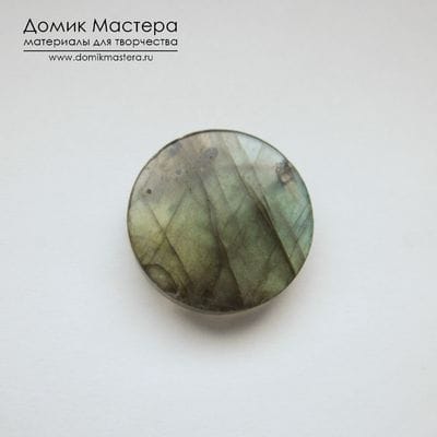 K-Kul-001004 - лабрадор, подвеска, натуральный камень, Мадагаскар, 20х5мм 