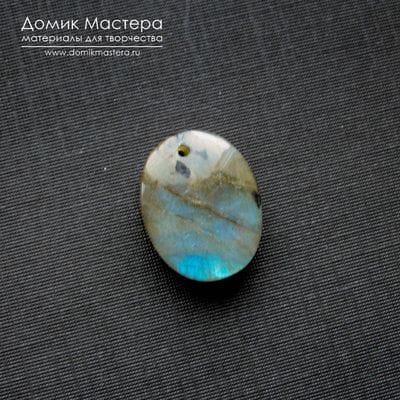 K-Kul-001010 - лабрадор, подвеска, натуральный камень, Мадагаскар, 20х15х6мм