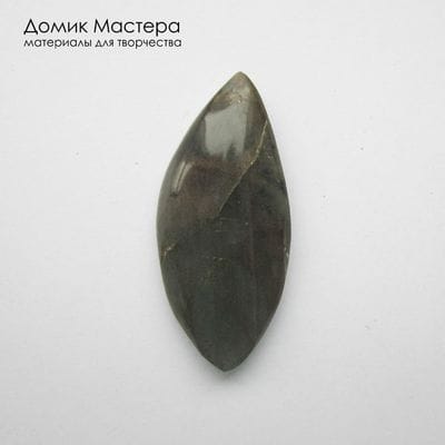 K-Kul-001014 - лабрадор, подвеска, натуральный камень, Мадагаскар, 38х17х5мм