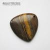K-Kul-001018 - яшма, подвеска, натуральный камень, Африка, 39х40х6мм