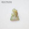 K-Kul-001041 - агат, резная подвеска, рыбка,  натуральный камень, Африка,  24х18х7мм