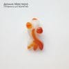 K-Kul-001042 - агат, резная подвеска, рыбка,  натуральный камень, Африка,  25х13х10мм