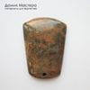 K-Kul-001046 - яшма, подвеска,  натуральный камень, 49х35х7мм
