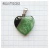 K-Kul-001050 - агат, подвеска, тонирован, двусторонняя, с бейлом, натуральный камень, Африка, 19х19х5мм