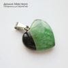 K-Kul-001050 - агат, подвеска, тонирован, двусторонняя, с бейлом, натуральный камень, Африка, 19х19х5мм