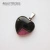 K-Kul-001051 - агат, подвеска, тонирован, двусторонняя, с бейлом, натуральный камень, Африка, 20х19х5мм