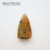 K-Kul-001059 - агат кружевной, подвеска,  натуральный камень, Мексика, 27х15х6мм