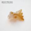 K-Kul-001065 - агат, подвеска,  рыбка резная, натуральный камень, тонирован, 28х20х11мм