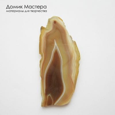 K-Kul-001072 - агат, срез, подвеска, край не обработан!,  натуральный камень, 85х39х5мм