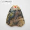 K-Kul-001077 - агат, подвеска,  натуральный камень, тонирован, 48х42х6мм