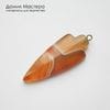 K-Kul-001080 - агат, подвеска,  натуральный камень, тонирован, 44х17х6мм