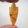 K-Kul-001080 - агат, подвеска,  натуральный камень, тонирован, 44х17х6мм