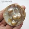 K-Kul-001091 - перламутр, подвеска,  натуральный, 50мм