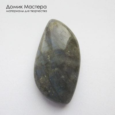 K-Kul-001109 - лабрадор, подвеска, натуральный камень, 34х17х6мм