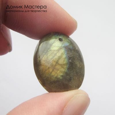 K-Kul-001111 - лабрадор, подвеска, натуральный камень, 20х17х6мм