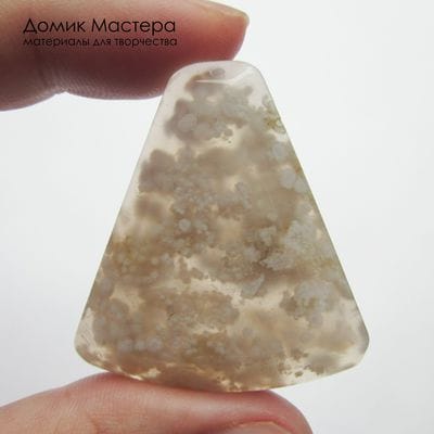 K-Kul-001121 - агат, подвеска, натуральный камень, 42х38х8мм