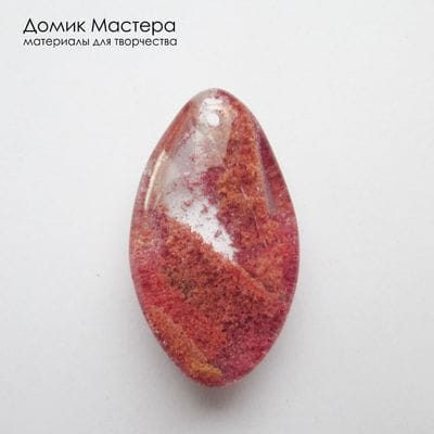 K-Kul-001133 - кварц аквариумный,  подвеска, натуральный камень,  29х17х9мм