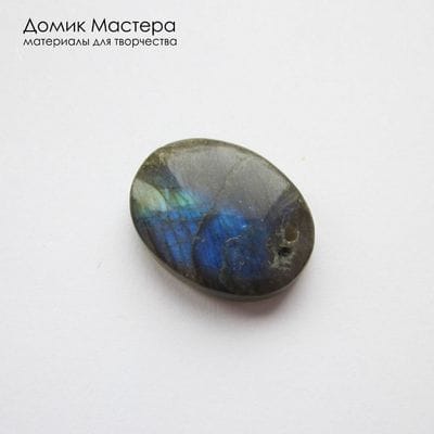 K-Kul-001139 - лабрадор, подвеска, натуральный камень, Африка, 21х15х5мм