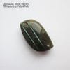 K-Kul-001147 - лабрадор, двояковыпуклая подвеска, натуральный камень, Африка, 22х17х7мм