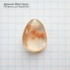 K-Kul-001150 - кварц аквариумный (фантомный), двояковыпуклая подвеска, натуральный камень, 22х16х9мм