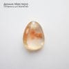 K-Kul-001150 - кварц аквариумный (фантомный), двояковыпуклая подвеска, натуральный камень, 22х16х9мм