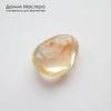 K-Kul-001150 - кварц аквариумный (фантомный), двояковыпуклая подвеска, натуральный камень, 22х16х9мм