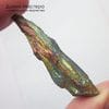 K-Kul-001152 - кристалл кварца, подвеска, титановое напыление, натуральный камень, 49х15х10мм