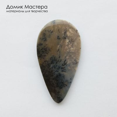 K-K-002413 - агат, кабошон, натуральный камень, 56х30х4мм, Россия