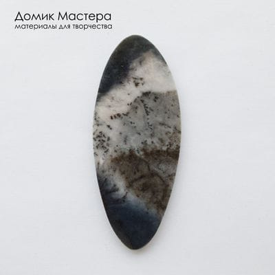 K-K-002415 - агат, кабошон, натуральный камень, 78х32х3мм, Россия