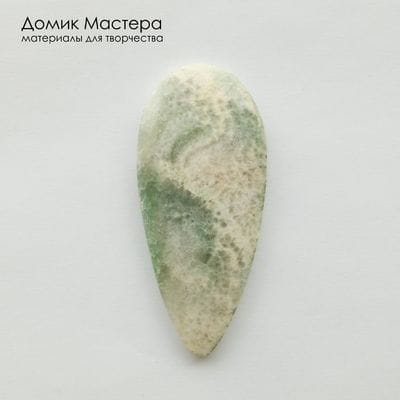 K-K-002438 - флюорит, кабошон, натуральный камень, 72х32х7мм, Россия
