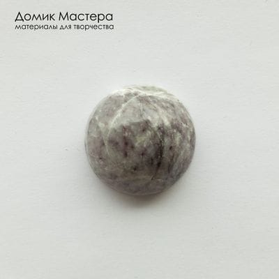 K-K-002437 - клинохлор хромистый, кабошон, натуральный камень, 27х27х11мм, Россия