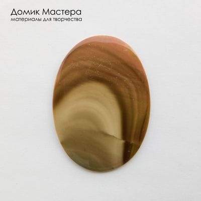 K-K-002449 - яшма, кабошон, натуральный камень, Россия, 52х38х3 мм